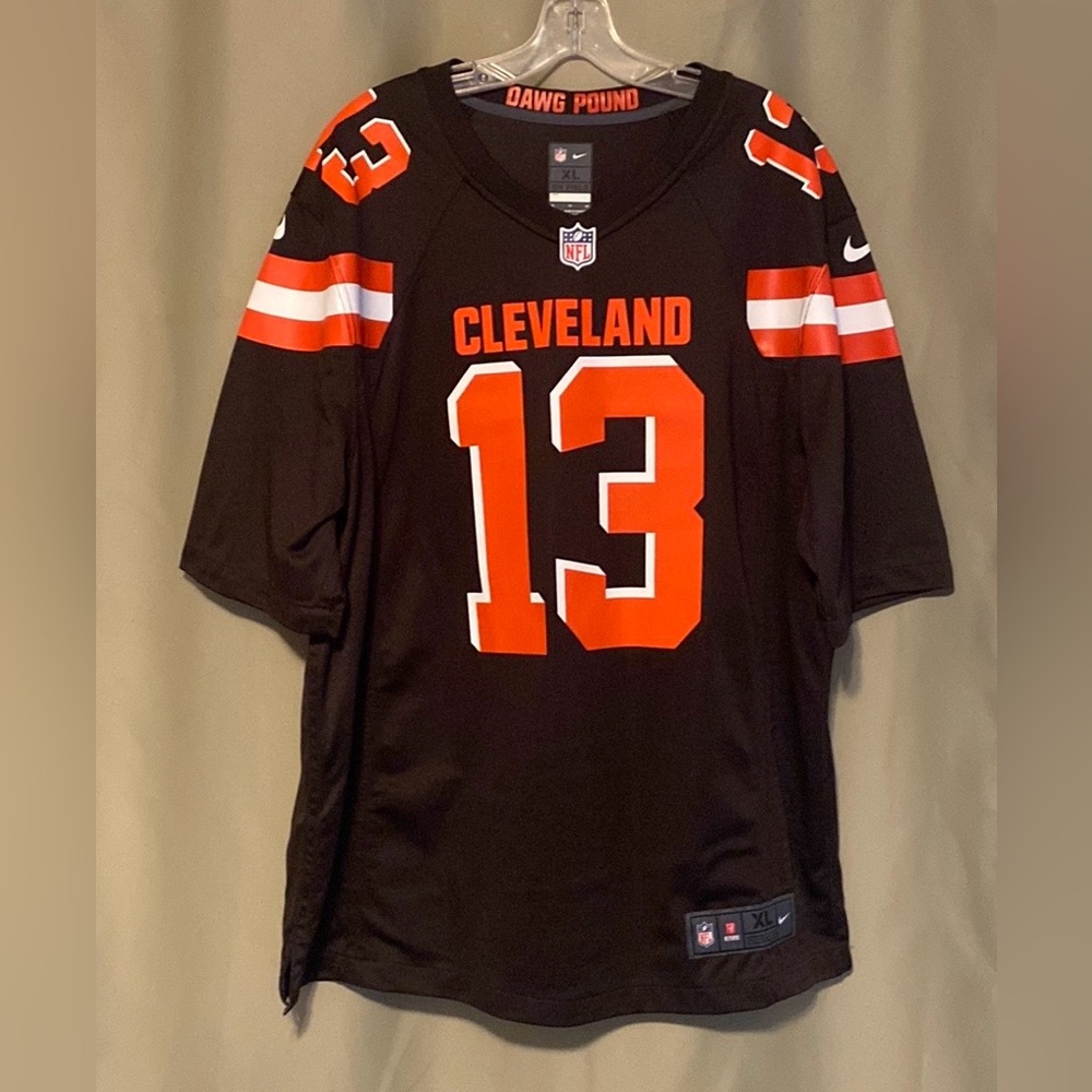 Nike On Field NFL Cleveland Browns Odell Beckham Jr 13 Jersey Size XL